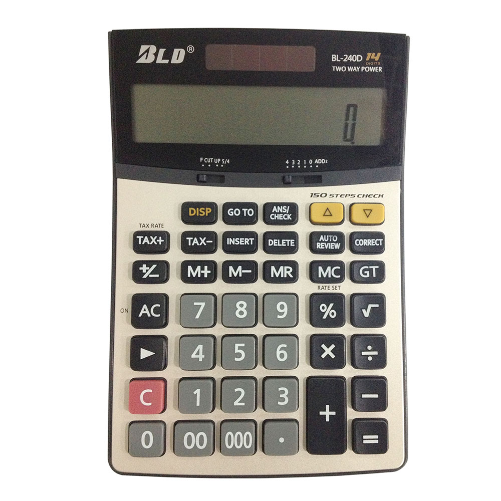 BLD BL-240D 計算機, 14位