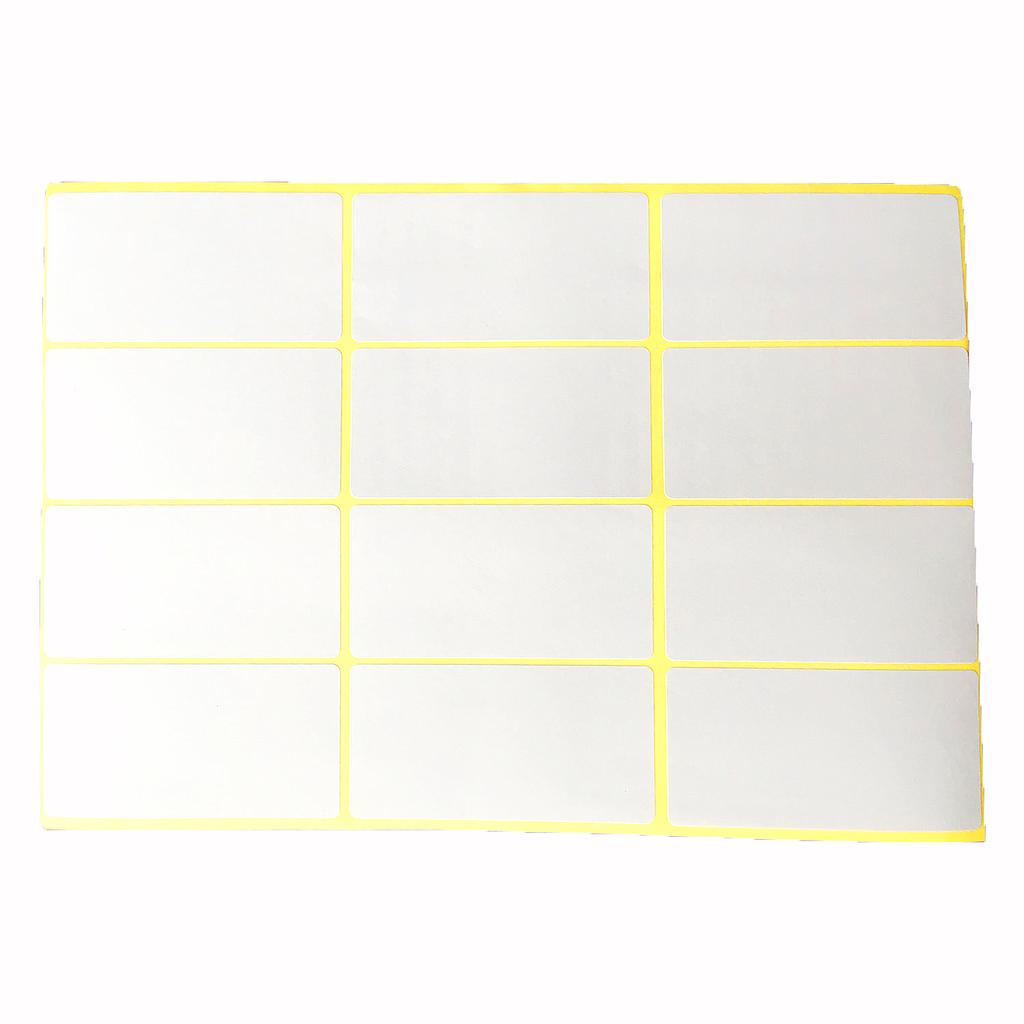 JIN Labels 236 白色標籤貼紙, 34 x 67mm, 15張/包