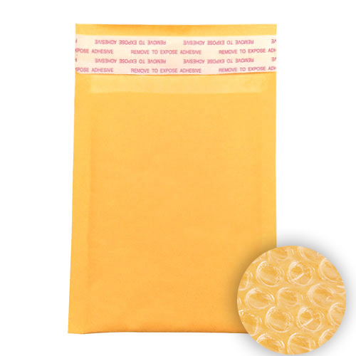 OfficeOx 3011x10 牛皮氣珠公文袋/信封, 橙黃色, 外計 11 x 13cm, 10個裝
