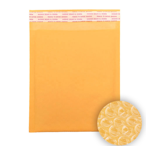 OfficeOx 3019x10 牛皮氣珠公文袋/信封, 橙黃色, 外計 15 x 18cm, 10個裝 