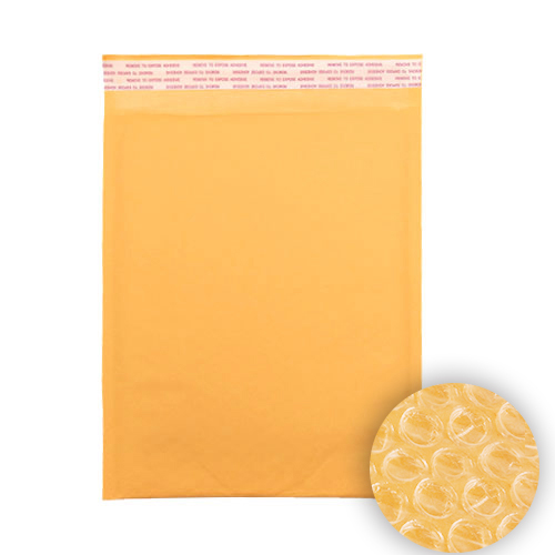 OfficeOx 30122x10 牛皮氣珠公文袋/信封, 橙黃色, 外計 23 x 28cm, 10個裝  