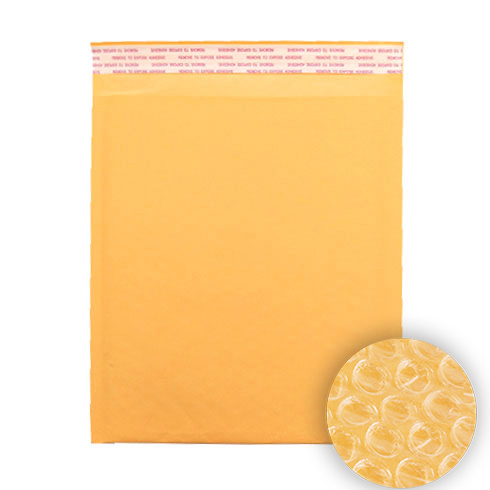 OfficeOx 30121x10 牛皮氣珠公文袋/信封, 橙黃色, 外計 22 x 25cm, 10個裝 