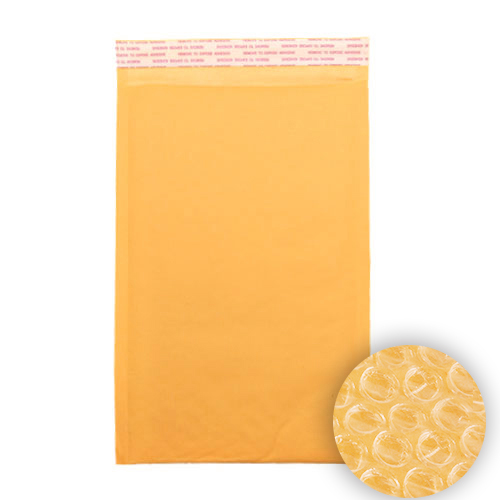 OfficeOx 30119x10 牛皮氣珠公文袋/信封, 橙黃色, 外計 19 x 28cm, 10個裝  