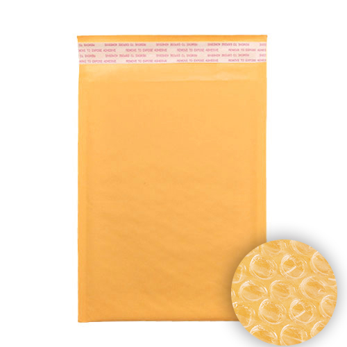 OfficeOx 30117x10 牛皮氣珠公文袋/信封, 橙黃色, 外計 18 x 23cm, 10個裝  