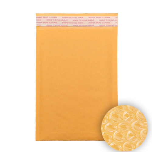 OfficeOx 30115x10 牛皮氣珠公文袋/信封, 橙黃色, 外計 16.5 x 22cm, 10個裝 