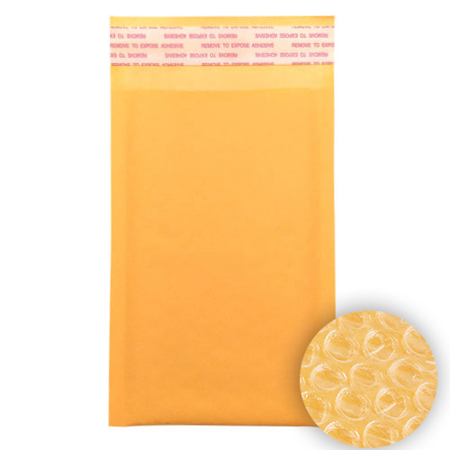 OfficeOx 30114x10 牛皮氣珠公文袋/信封, 橙黃色, 外計 15 x 25cm, 10個裝  