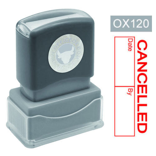 OfficeOx OX120原子印章 - CANCELLED  Date By