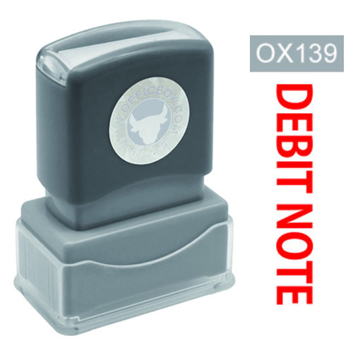 OfficeOx OX139 原子印章 - DEBIT NOTE