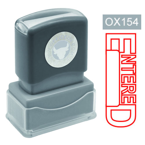 OfficeOx OX154 原子印章 - ENTERED