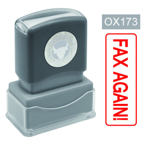 OfficeOx OX173 原子印章 - FAX AGAIN!
