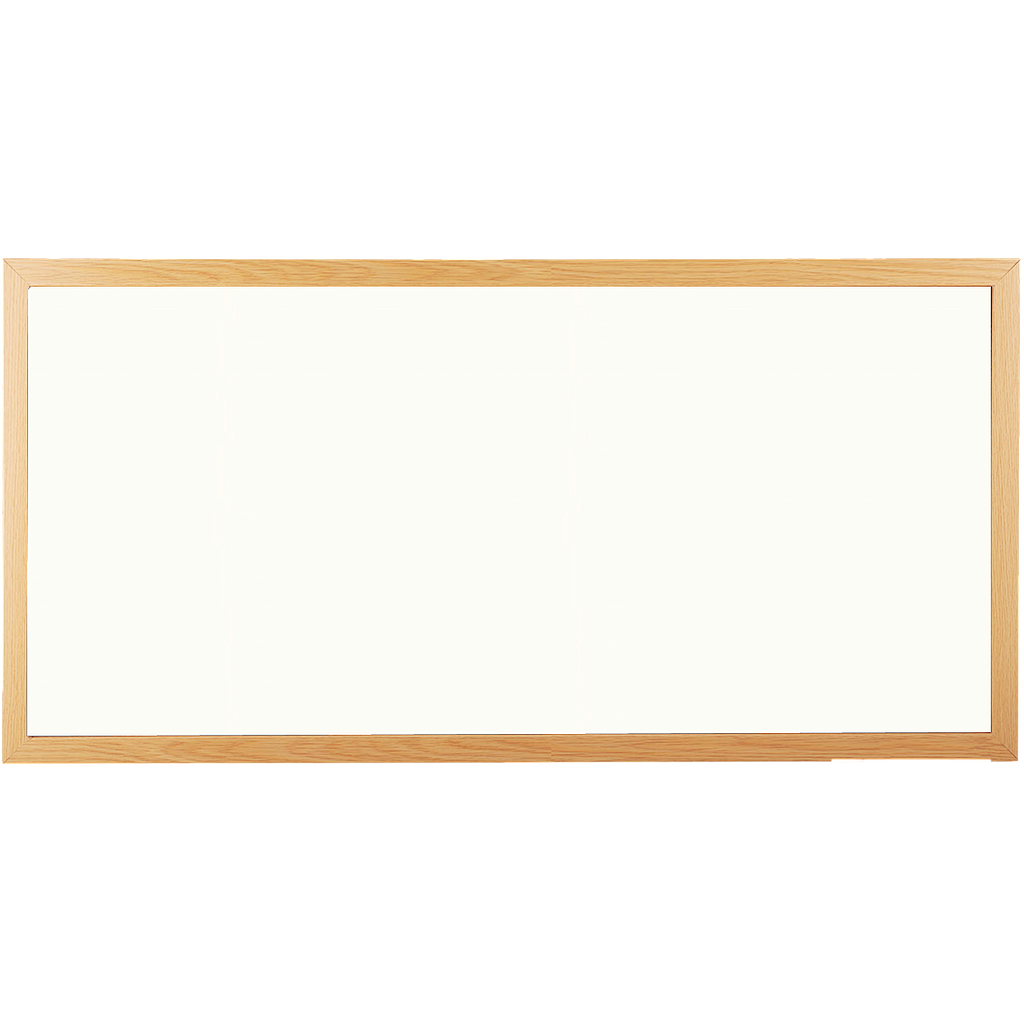 OfficeOx 9018 搪瓷白板, 木邊,  60 x 120cm  