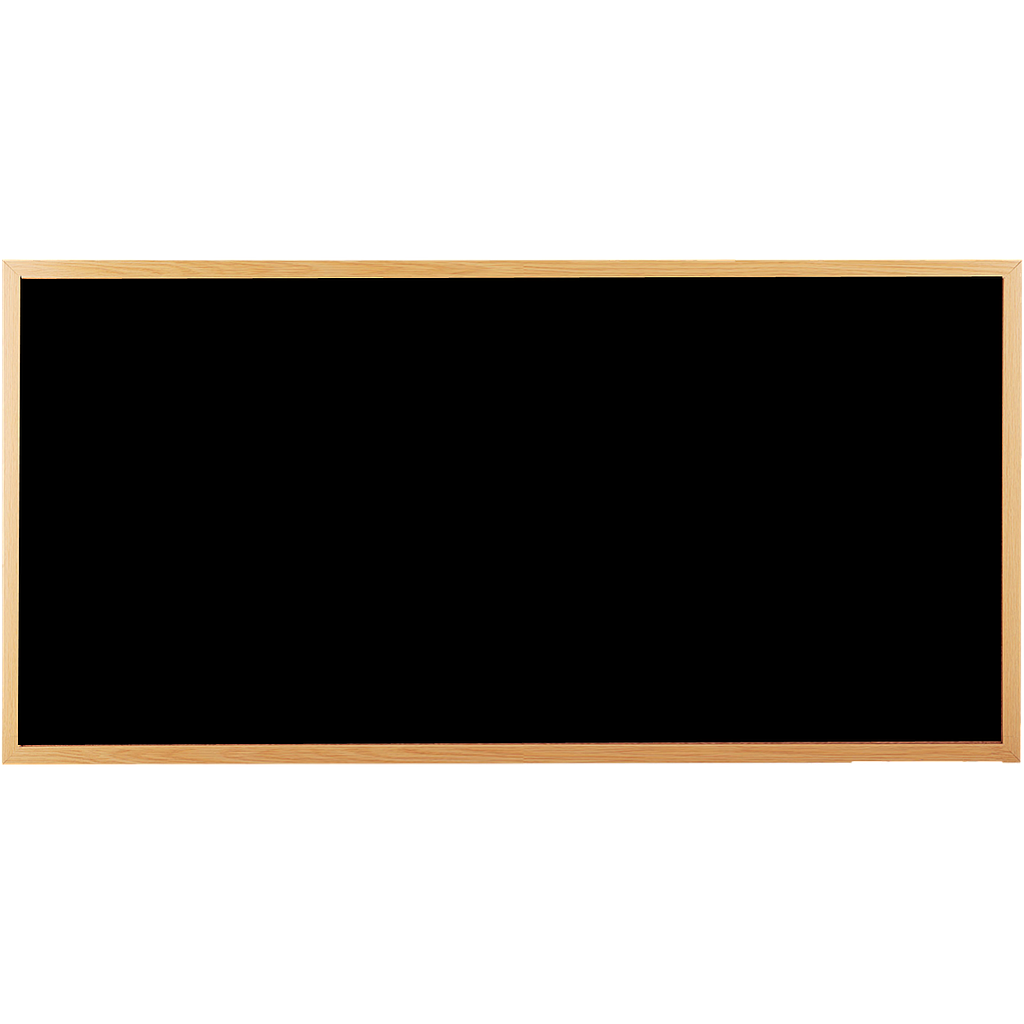  OfficeOx 90216 黑板, 木邊, 90 x 180cm
