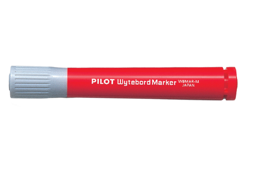 PILOT Wytebord Marker WBMAR-M 白板筆 - 紅色, 膠筆桿, 日本製造