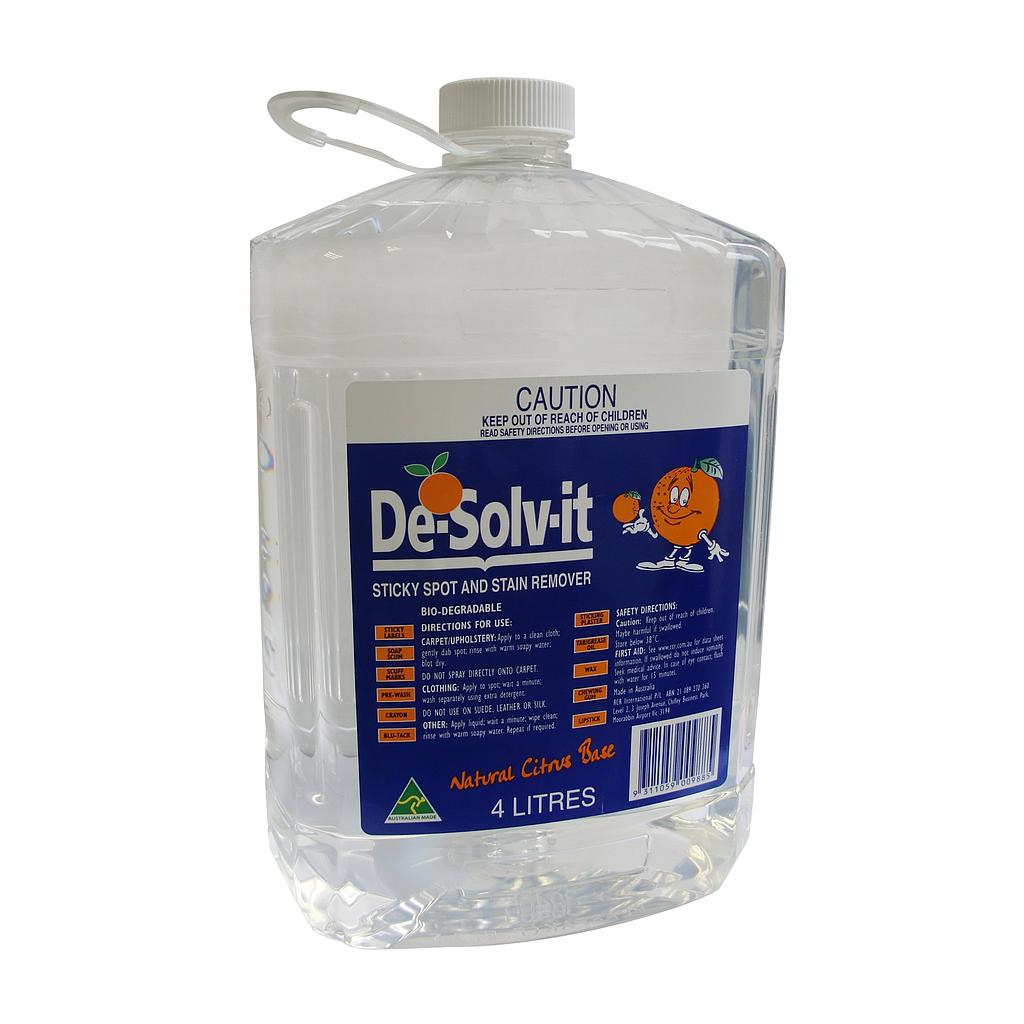 De-Solv-It 除污神仙水神奇去漬液/清潔劑, 4000ml, (橙水)橙皮配方, 澳州製造