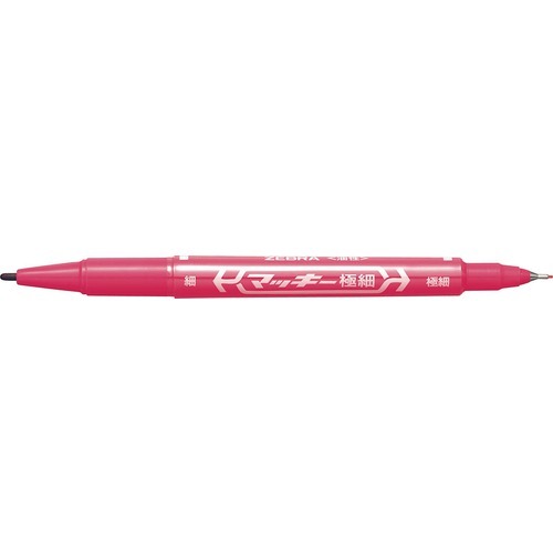 Zebra 斑馬牌 Mackee Marker MO-120-MC-P 油性極細雙頭筆 - 粉紅色