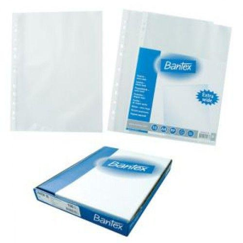 BANTEX 2045-08 EW A4 11孔文件快勞套 磨砂 100個裝