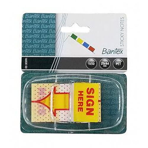 Bantex 16830 報事貼 旗仔 Sign Here