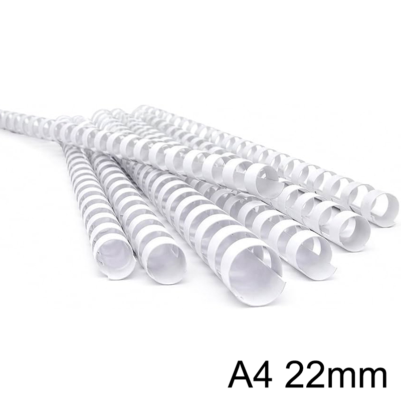 釘裝膠圈 A4 22mm 白色 50枝/盒             