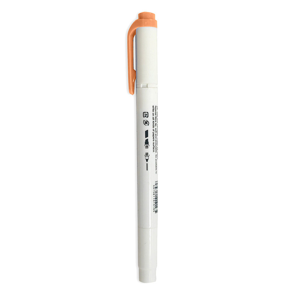OfficeOx HL608 雙頭螢光筆 橙色