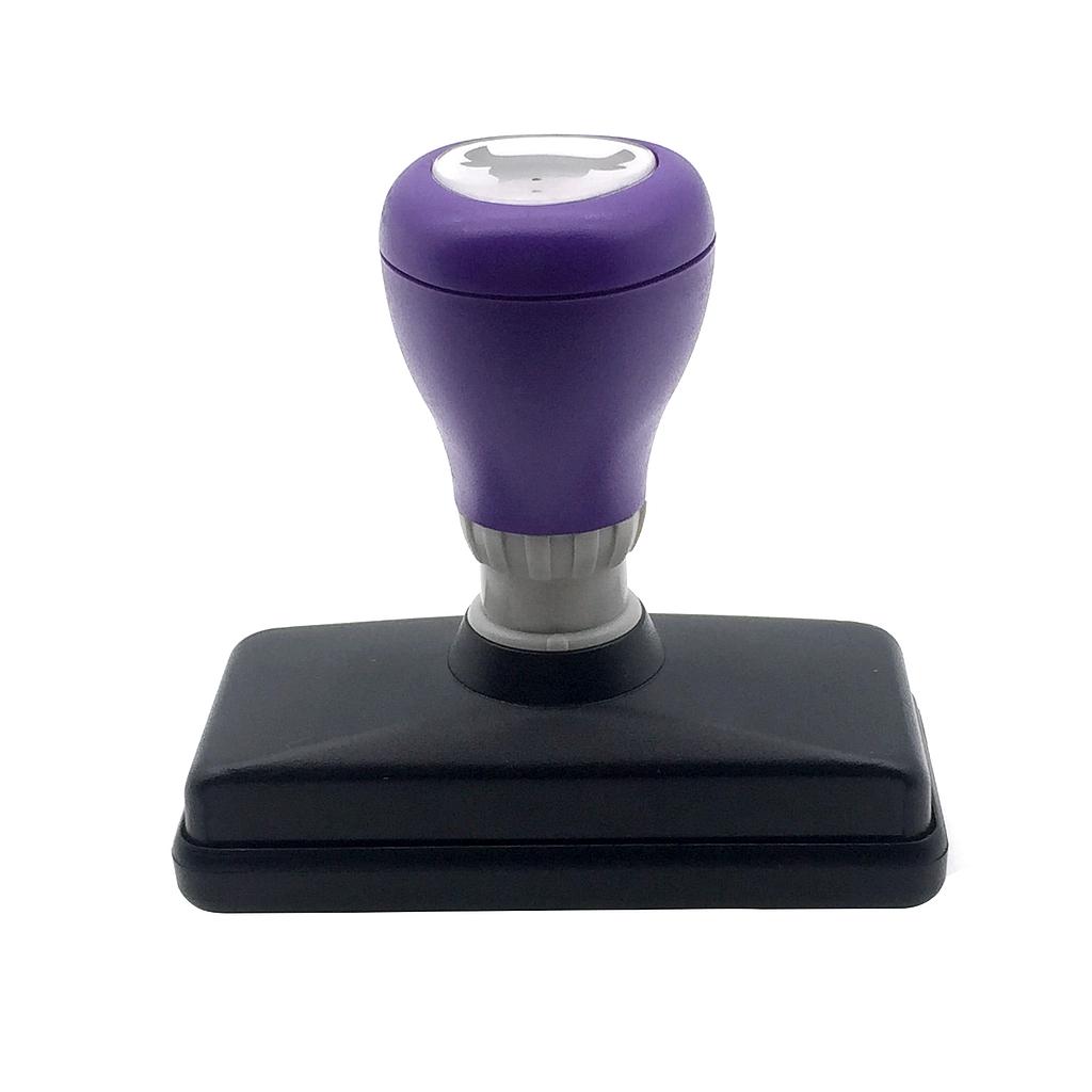 OfficeOx 200103 訂造原子印章 高清光敏印, 長方形, 印面尺寸 31mm x 77mm