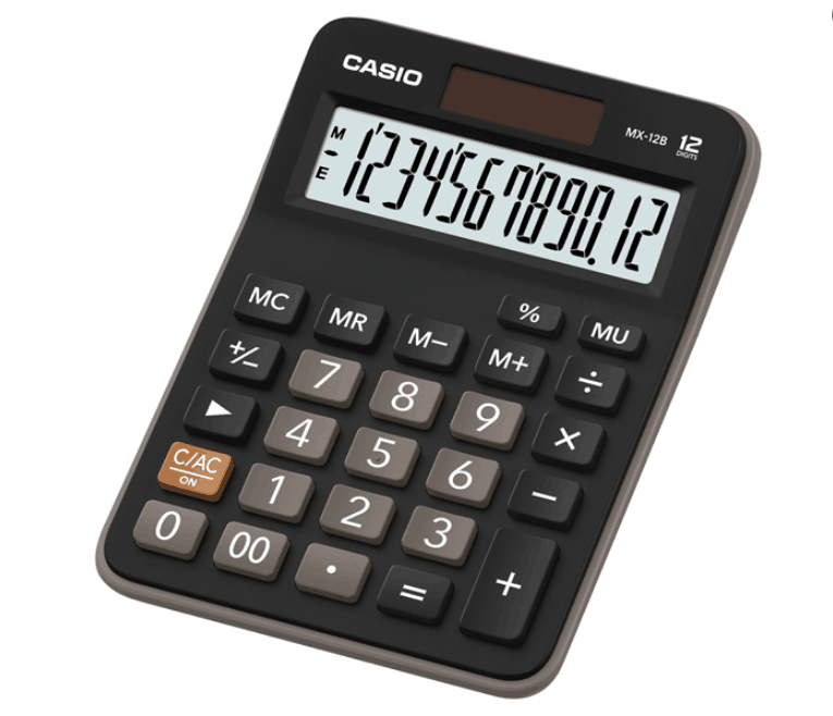 Casio MX-12B 計算機, 12位