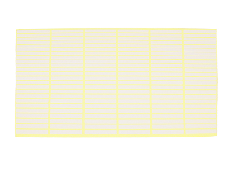 JIN Labels 224 白色標籤貼紙, 5 x 34mm, 15張/包