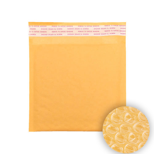 OfficeOx 3014x10 牛皮氣珠公文袋/信封, 橙黃色, 外計 13 x 13cm, 10個裝