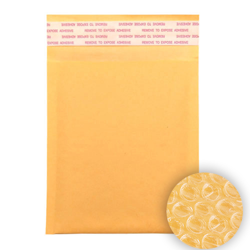 OfficeOx 3016x10 牛皮氣珠公文袋/信封, 橙黃色, 外計 12 x 18cm, 10個裝 
