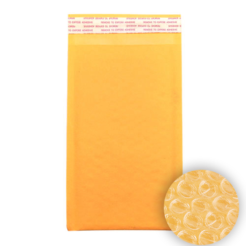 OfficeOx 3018x10 牛皮氣珠公文袋/信封, 橙黃色, 外計 13 x 21cm, 10個裝