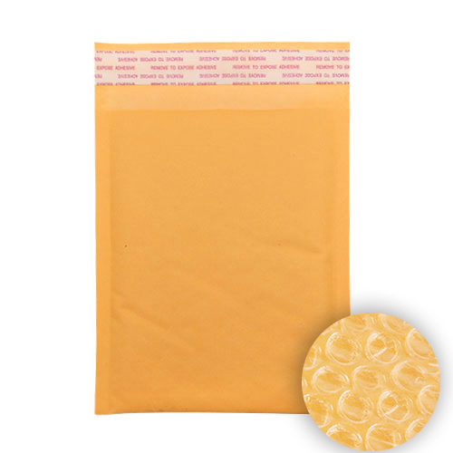 OfficeOx 30111x10 牛皮氣珠公文袋/信封, 橙黃色, 外計 16x 20cm, 10個裝