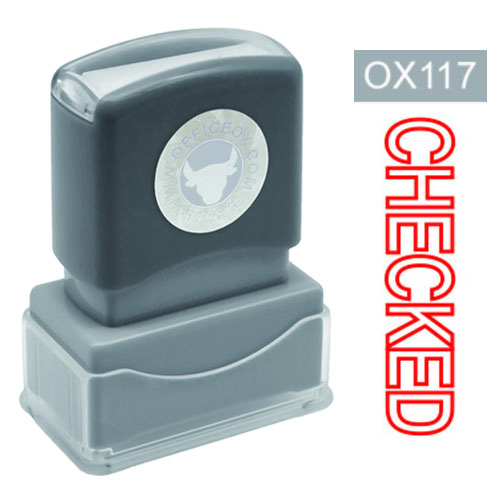 OfficeOx OX117 原子印章 - CHECKED