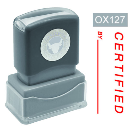 OfficeOx OX127 原子印章 - CERTIFIED By
