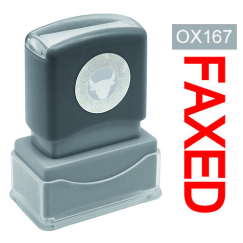 OfficeOx OX167 原子印章 - FAXED