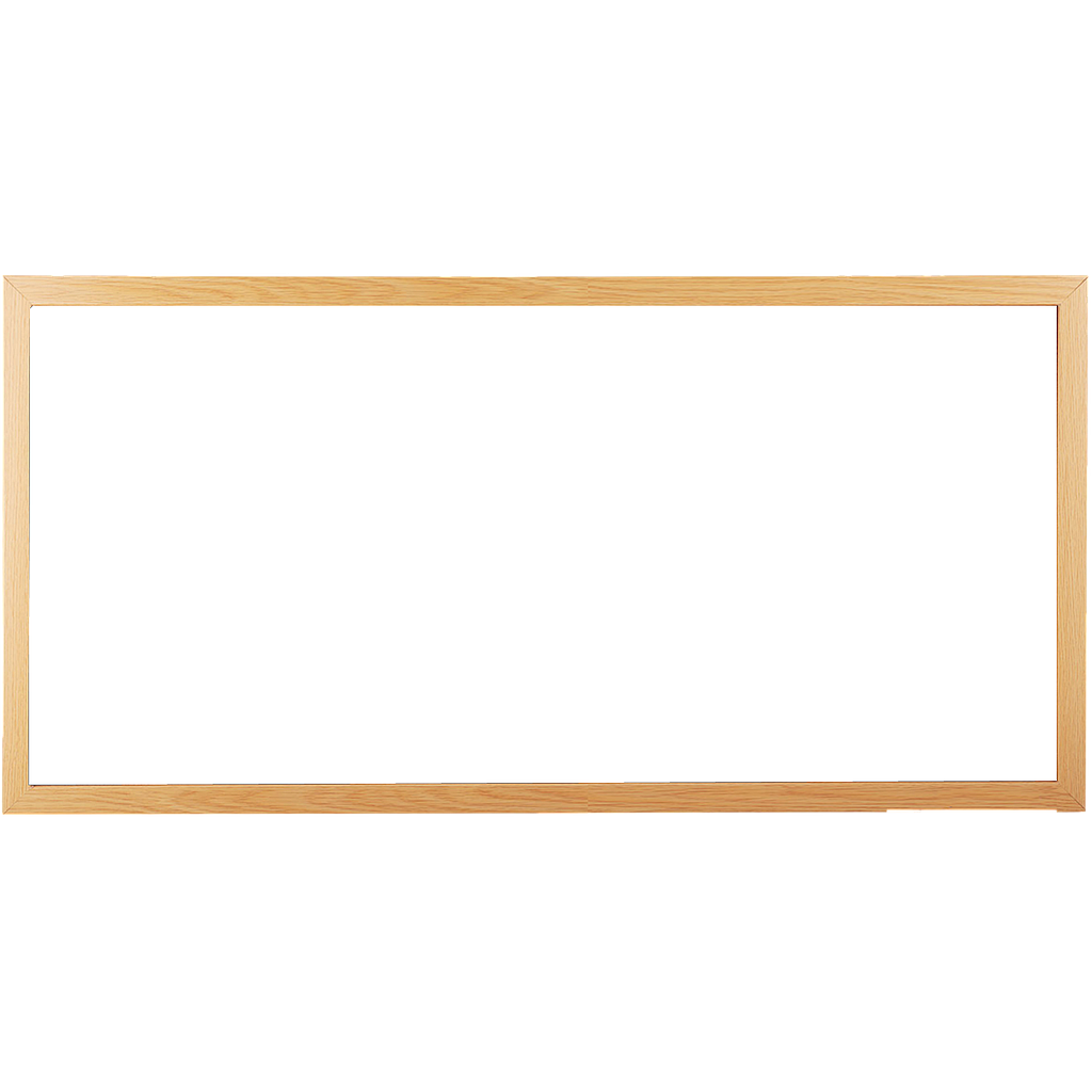 OfficeOx 9008 白板, 木邊, 60 x 120cm