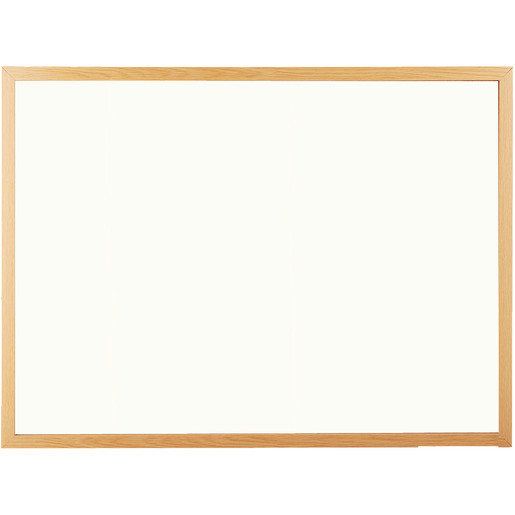 OfficeOx 90112 搪瓷白板, 木邊, 90 x 120cm | OfficeOx - 辦公室用品供應 Office Supplies