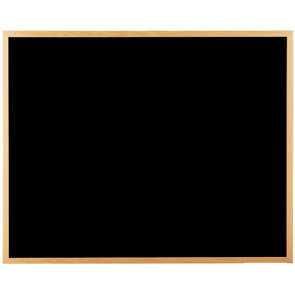 OfficeOx 90220 黑板, 木邊, 120 x 150cm