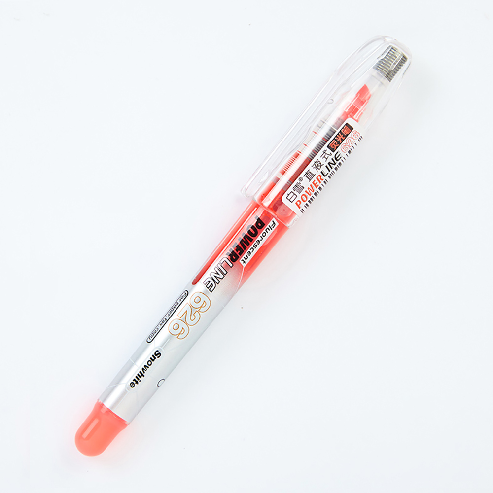 [清貨特價]SNOWHITE POWERLINE 626 螢光筆,紅色