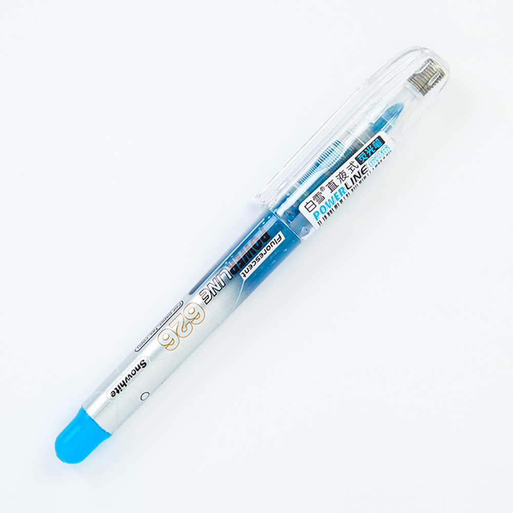 [清貨特價] SNOWHITE POWERLINE 626 螢光筆,淺藍色