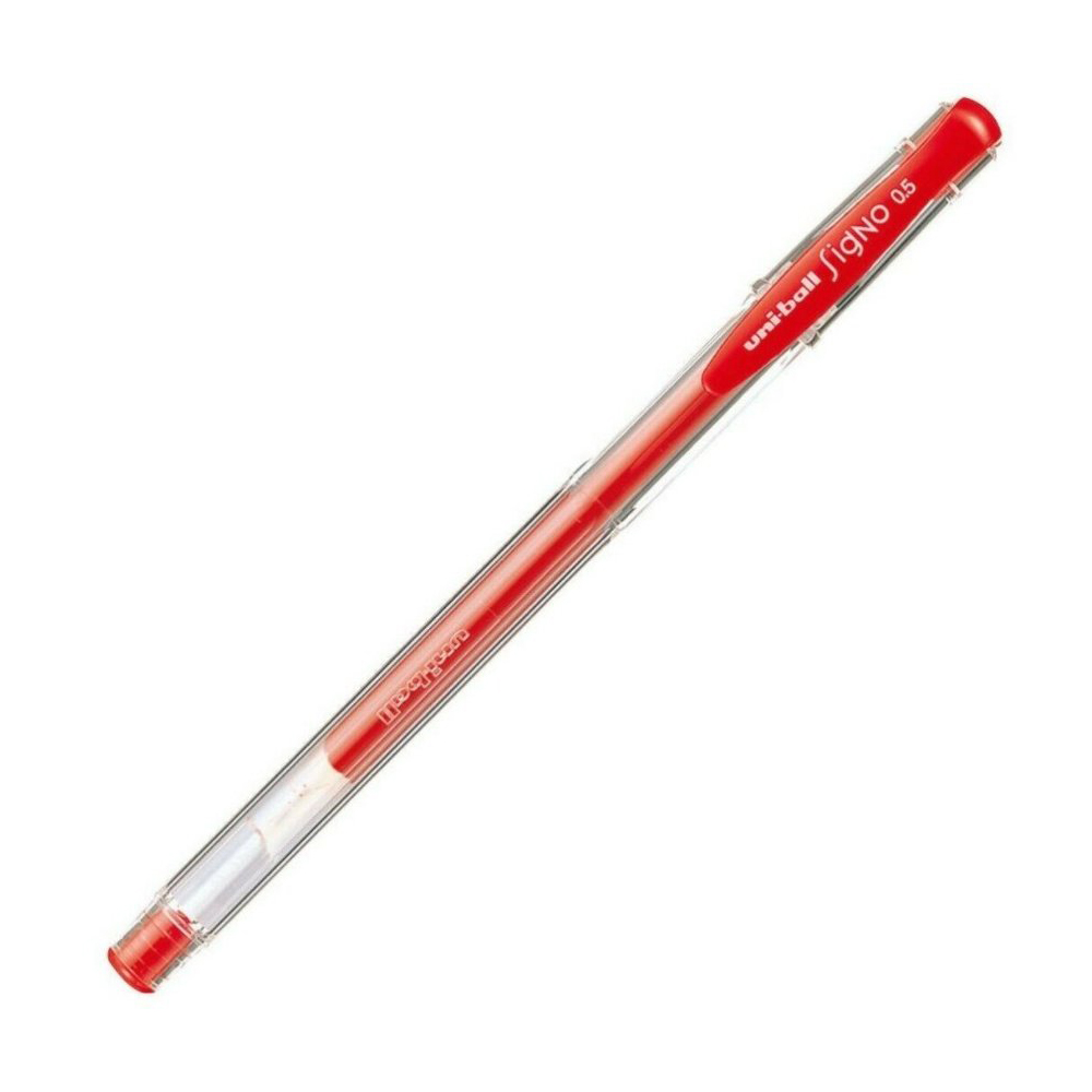 [清貨特價] uni UM-100 啫喱筆,紅色