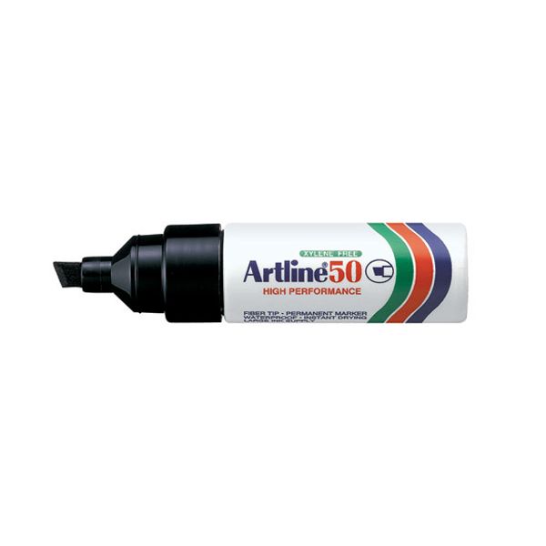 Artline 50 EK-50 箱頭筆 - 方頭, 3-6mm, 黑色