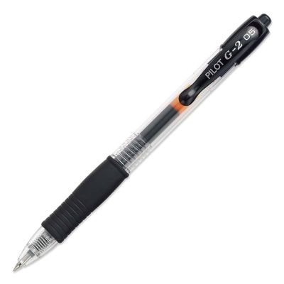 PILOT BL-G2-5 按掣啫喱筆 - 0.5mm, 黑色