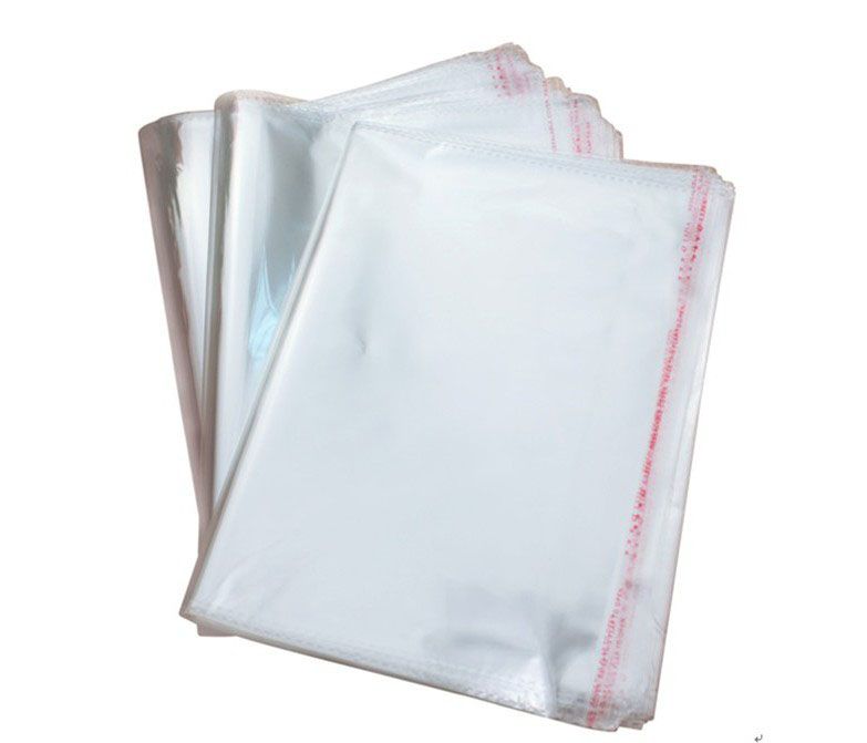 OPP 自黏袋/光身透明黏貼膠袋 - 15x15+3cm, 200個