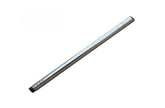 Mega Ox 10051 組合架單管 - 直徑25mm,長120cm, 銀色, 不鏽鋼材質