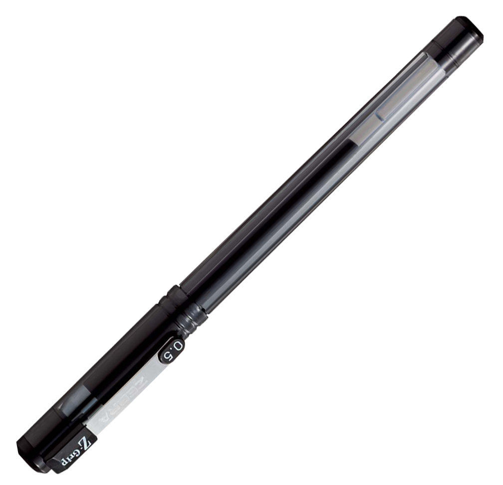 Zebra Z-Grip 啫喱筆, 0.5mm, 黑色