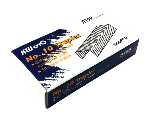 KW-TRIO 釘書釘, 10號, 1000釘/盒